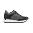 Sneakers nere e argento con dettaglio laminato sulla suola Swish Jeans, Donna, SKU w014000466, Immagine 0